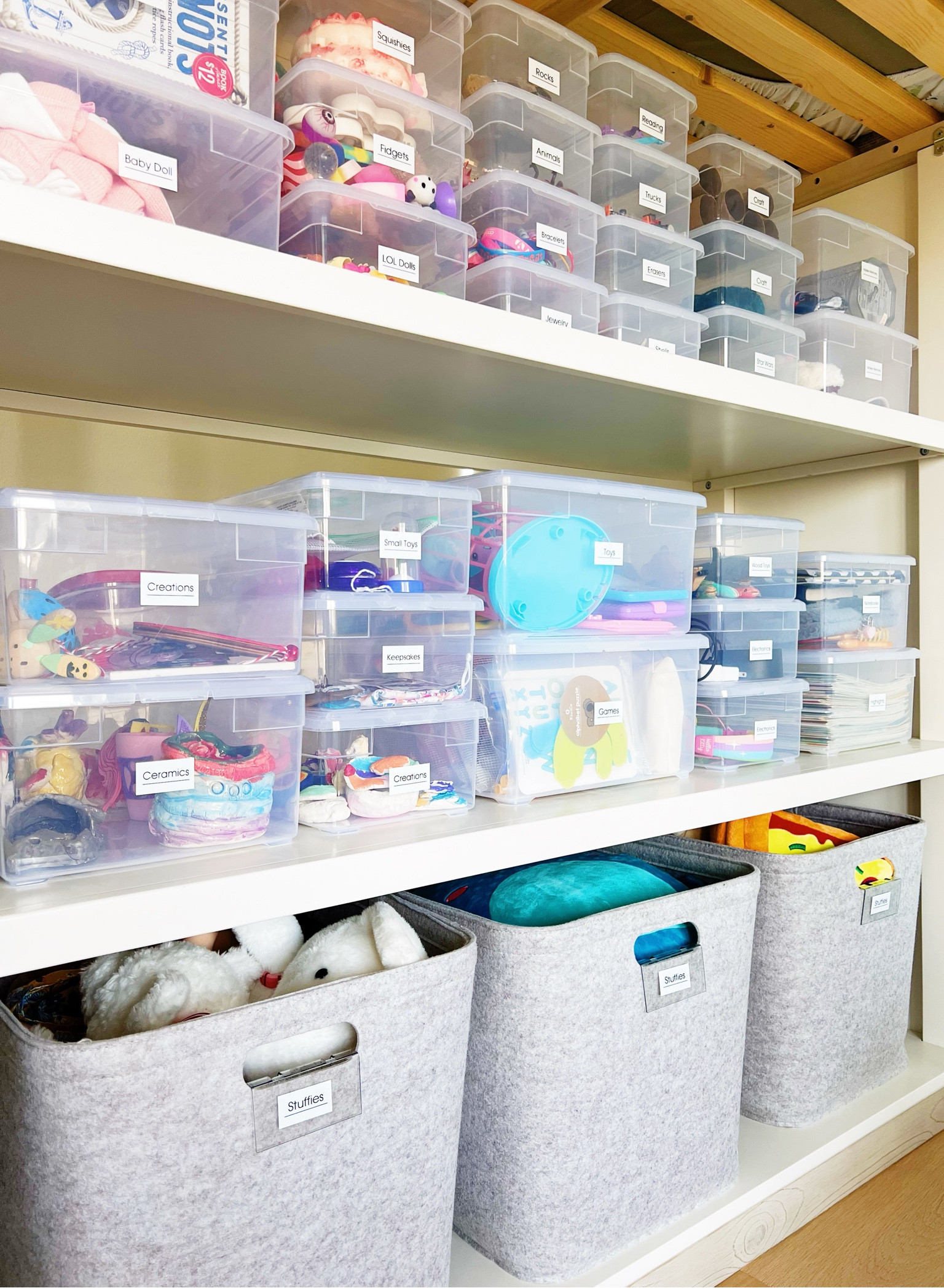 These bins from Container Store and Target help us keep this play area organized  

#LTKKids #LTKxTarget