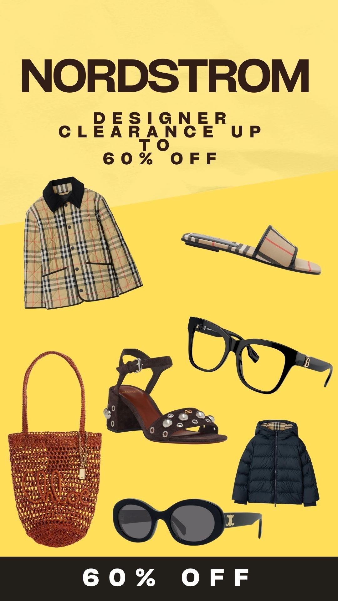 Designer deals you don’t want to miss!

Nordstrom Designer Clearance is here with up to 60% OFF on luxury fashion, handbags, shoes, and beauty. 🤍

If you’ve been waiting to invest in timeless designer pieces, now is the time. Shop my favorite finds before they sell out!

✨ Everything is linked in my LTK.
#LTKSale #Nordstrom #DesignerSale #LuxuryStyle #LTKFashion #DesignerFinds #SaleAlert #NordstromFinds #StyleDeals #LTKCreator

#LTKSaleAlert #LTKgrwm #LTKSeasonal