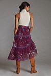 Let Me Be Embroidered Organza Midi Skirt | Anthropologie (US)