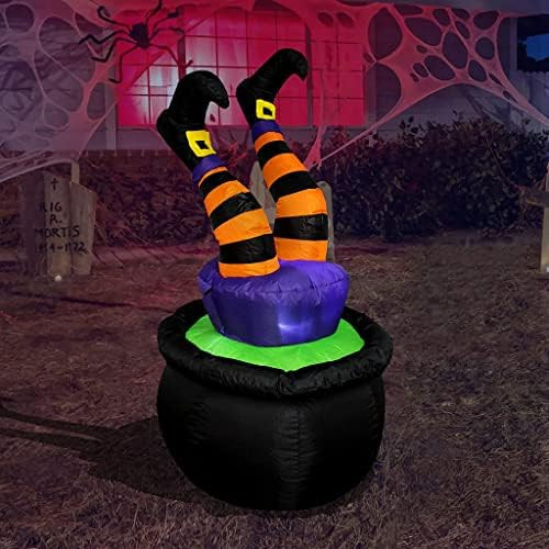 Amazingforless (4ft-12ft) Halloween LED Inflatable Decoration w/ Blower Spooky Blow Ups (Frankens... | Amazon (US)