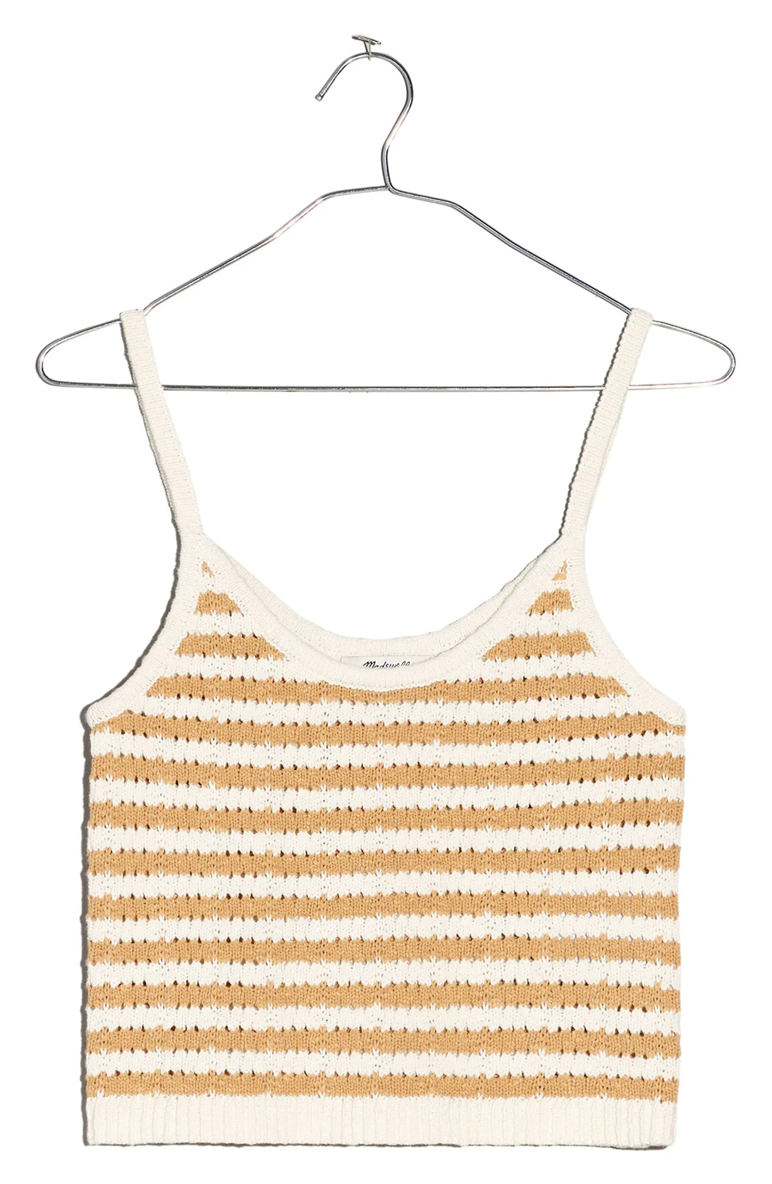 Stripe Open Stitch Sweater Camisole | Nordstrom