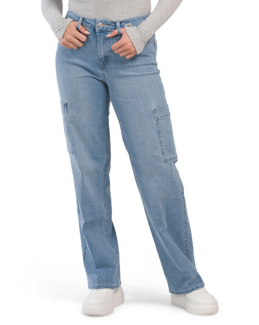 Wide Leg Utility Cargo Jeans | TJ Maxx