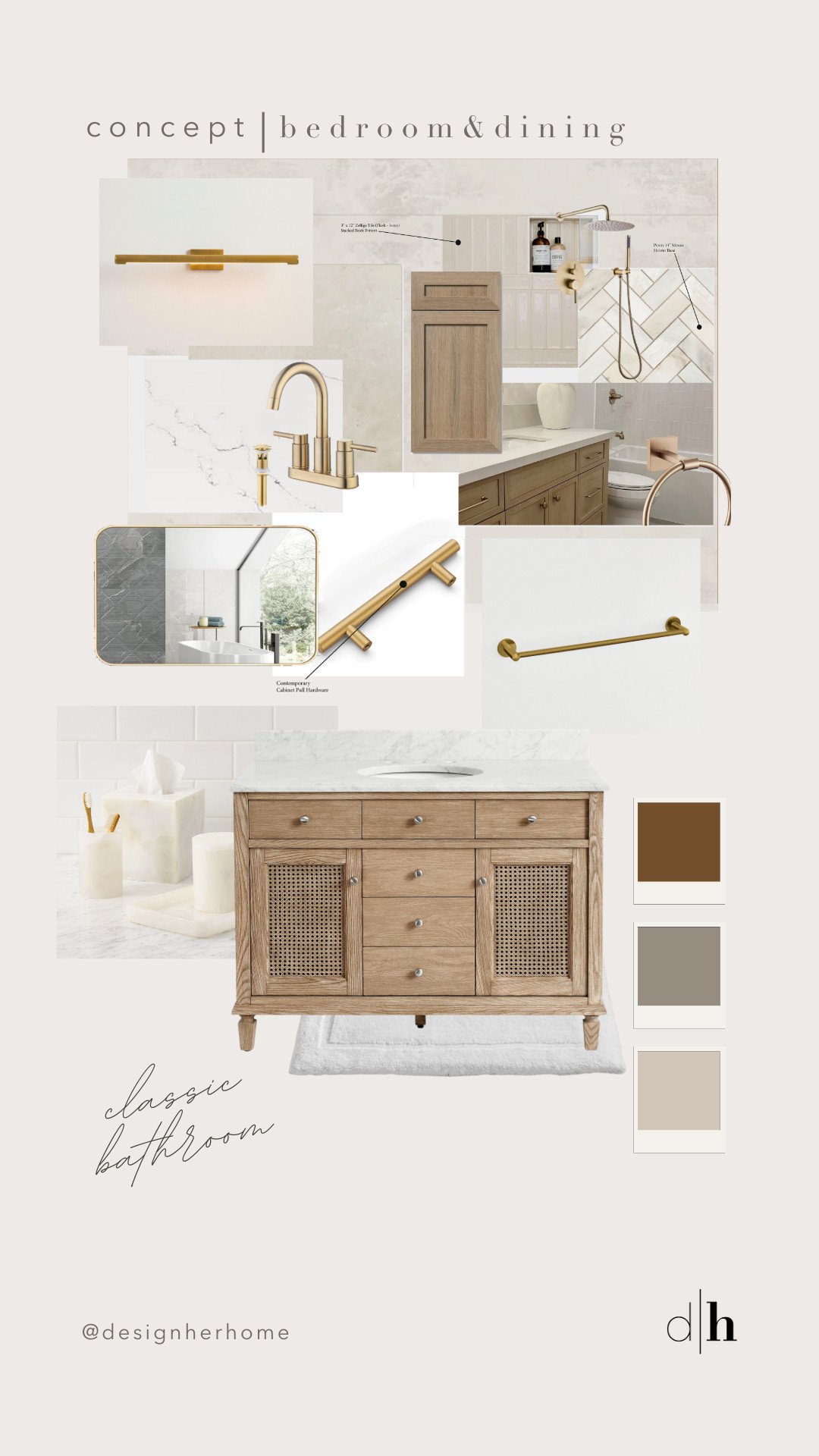 A classic bathroom moment

Natural oak vanity, warm brass details, and timeless marble—this space is all about quiet luxury and thoughtful layering. Clean lines, elevated finishes, and a design that will age beautifully over time.

Shop the vanity, lighting, hardware, and fixtures via LTK ✨

Save this for future bathroom inspo.

#LTKhome #BathroomInspo #LuxuryBathroom #NeutralInteriors #TimelessDesign #BathroomDesign #WarmNeutrals #ClassicInteriors #InteriorDetails 

 #LTKcanada #LTKsale #LTKhome