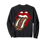 Rolling Stones Classic Leopard Tongue Sweatshirt | Amazon (US)