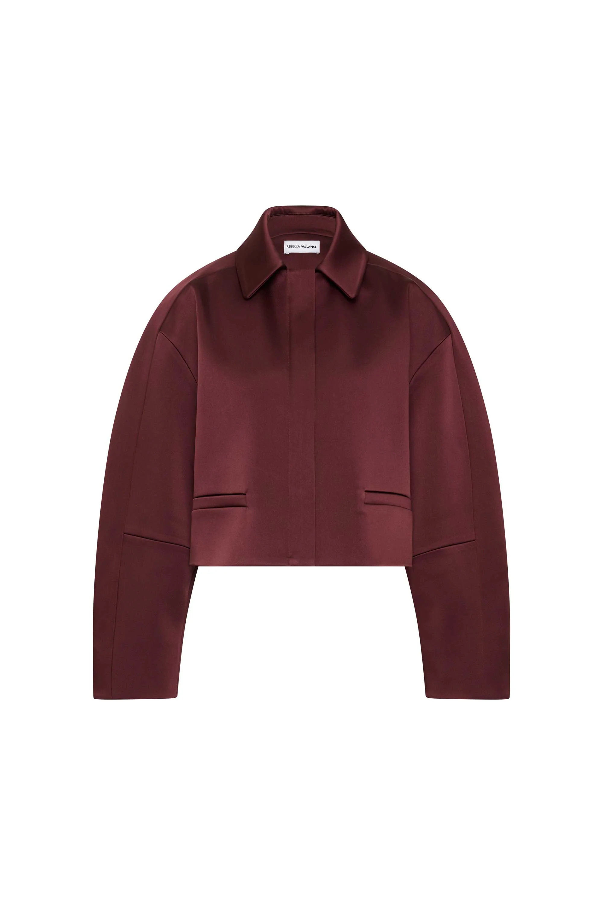 Merlot Cropped Jacket | Rebecca Vallance (Global)