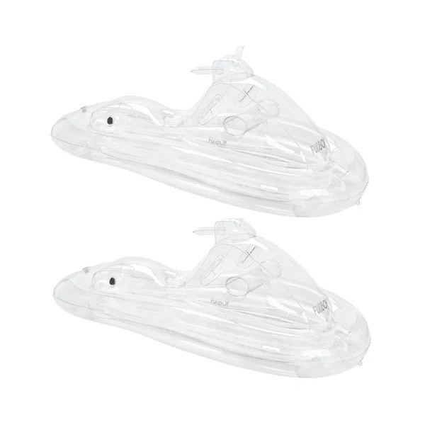 Inflatable Snowmobile Sled Super Clear™, 2-Pack | FUNBOY