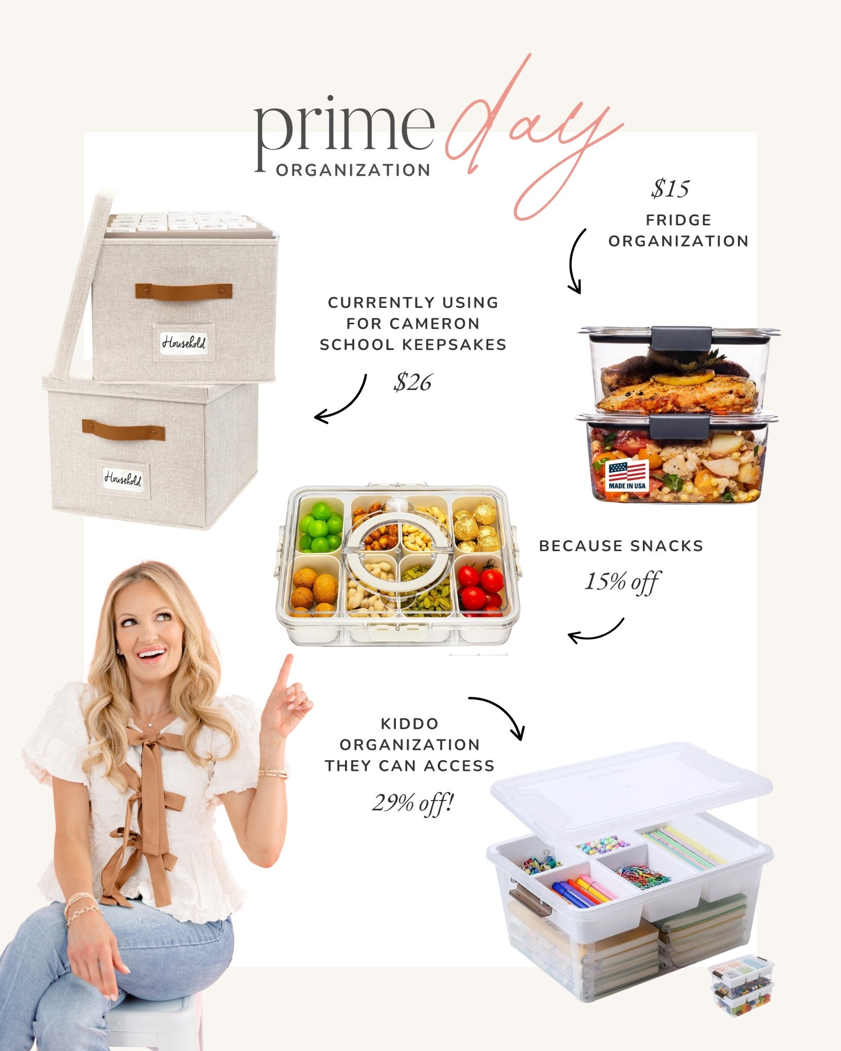 Prime day: Organization Finds