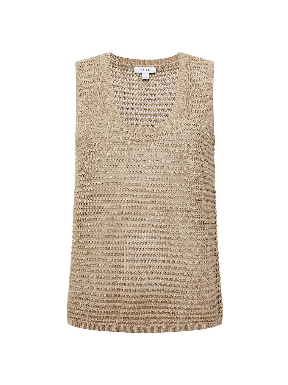 Ava Linen-Blend Sweater Vest | Saks Fifth Avenue