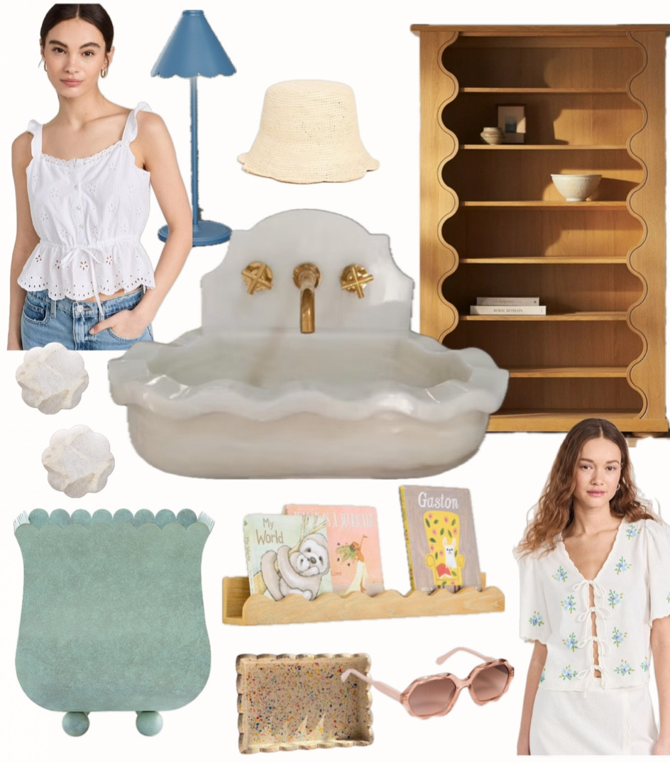 Scallop on my mind. Chic scallop pieces 

#LTKsalealert #LTKhome #LTKfindsunder100