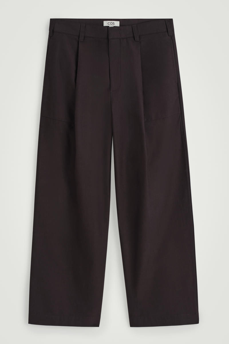 Wide-Leg Cotton-Twill Pants | COS (US)