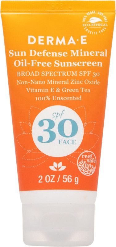 Derma E Sun Defense Mineral Oil-Free Face Sunscreen SPF 30 | Ulta Beauty | Ulta