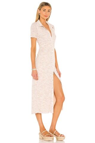 Lovers + Friends Kayce Midi Dress in Marled Natural from Revolve.com | Revolve Clothing (Global)