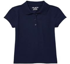The Children's Place Girls' Short Sleeve Soft Jersey Polo | Amazon (US)