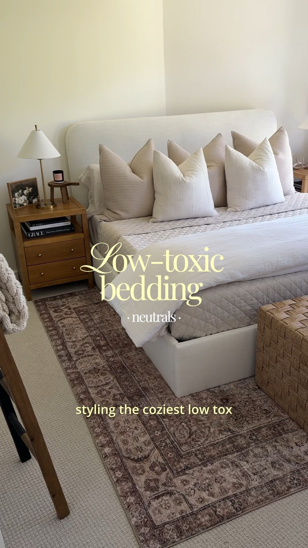 Neutral low-tox bedding 🤍

Home decor
Guest bedroom 
Nightstand 
Target

#LTKHome