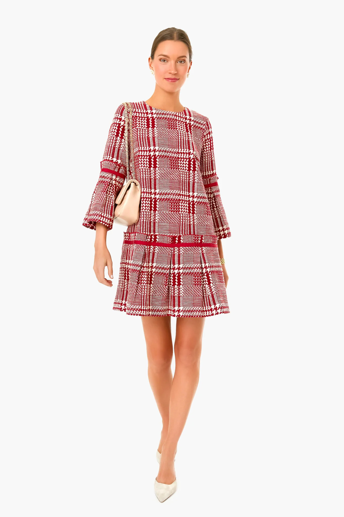 Cranberry Check Kennedy Dress | Tuckernuck (US)