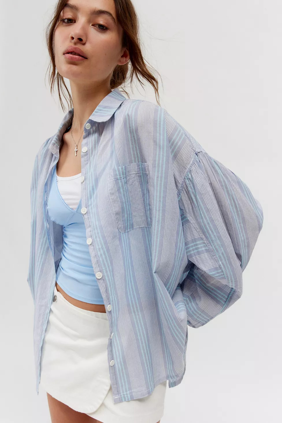 BDG Erin Breezy Button-Down Shirt | Urban Outfitters (US and RoW)