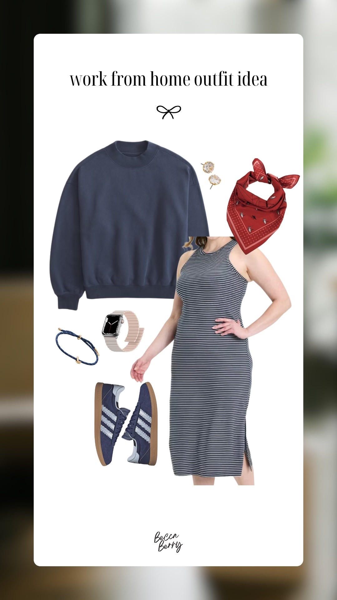 Soccer game day ready for a WFH day!

A midi dress (from @Target) is one of my favorite work-from-home pieces because it's effortless. Add a sweatshirt and sneakers for an easy layered look that's perfect for cooler mornings.