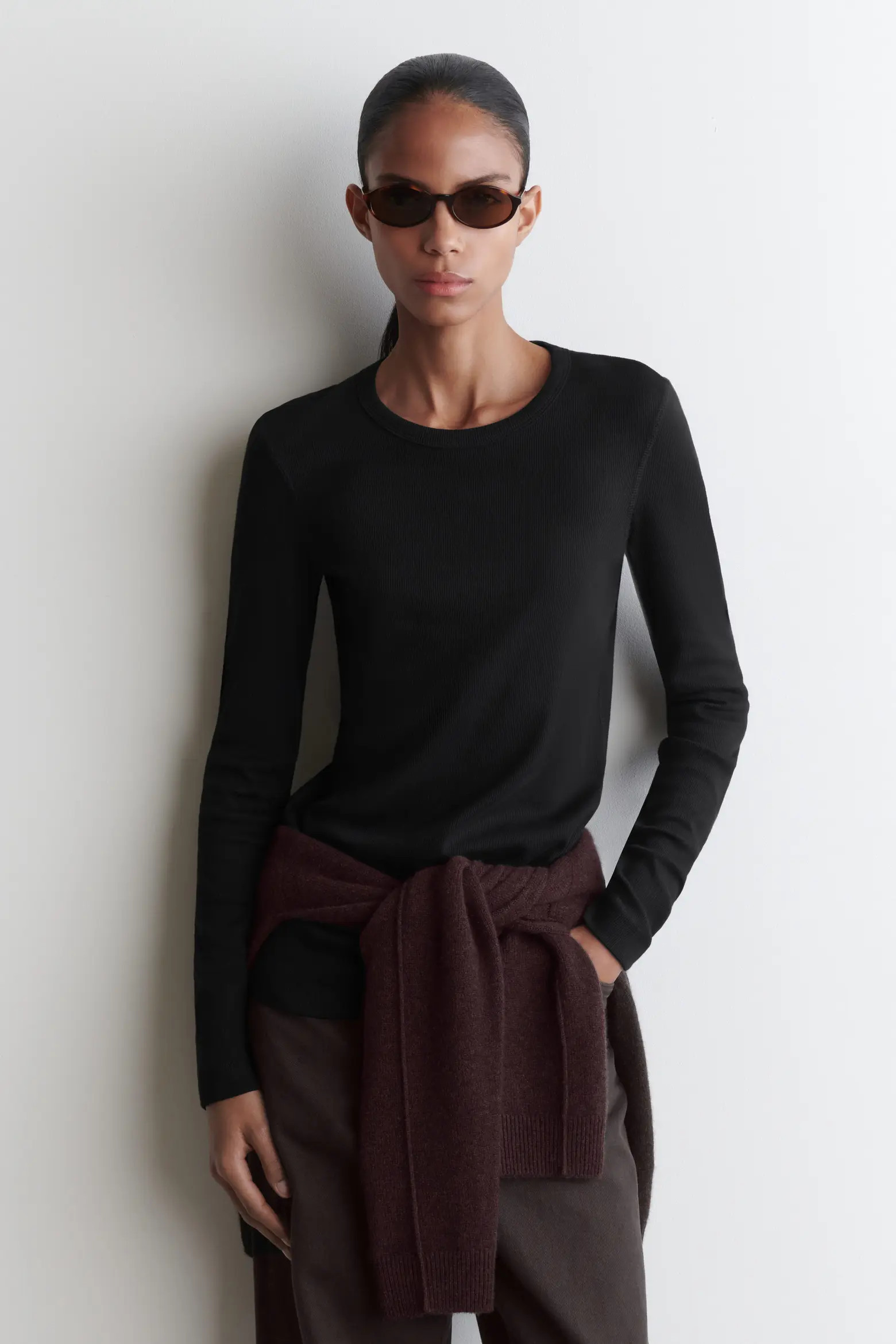 Ribbed Jersey Long-Sleeved Top (Women) | Nordstrom | Nordstrom