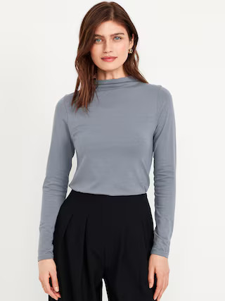 Bestee Mock-Neck T-Shirt | Old Navy (US)