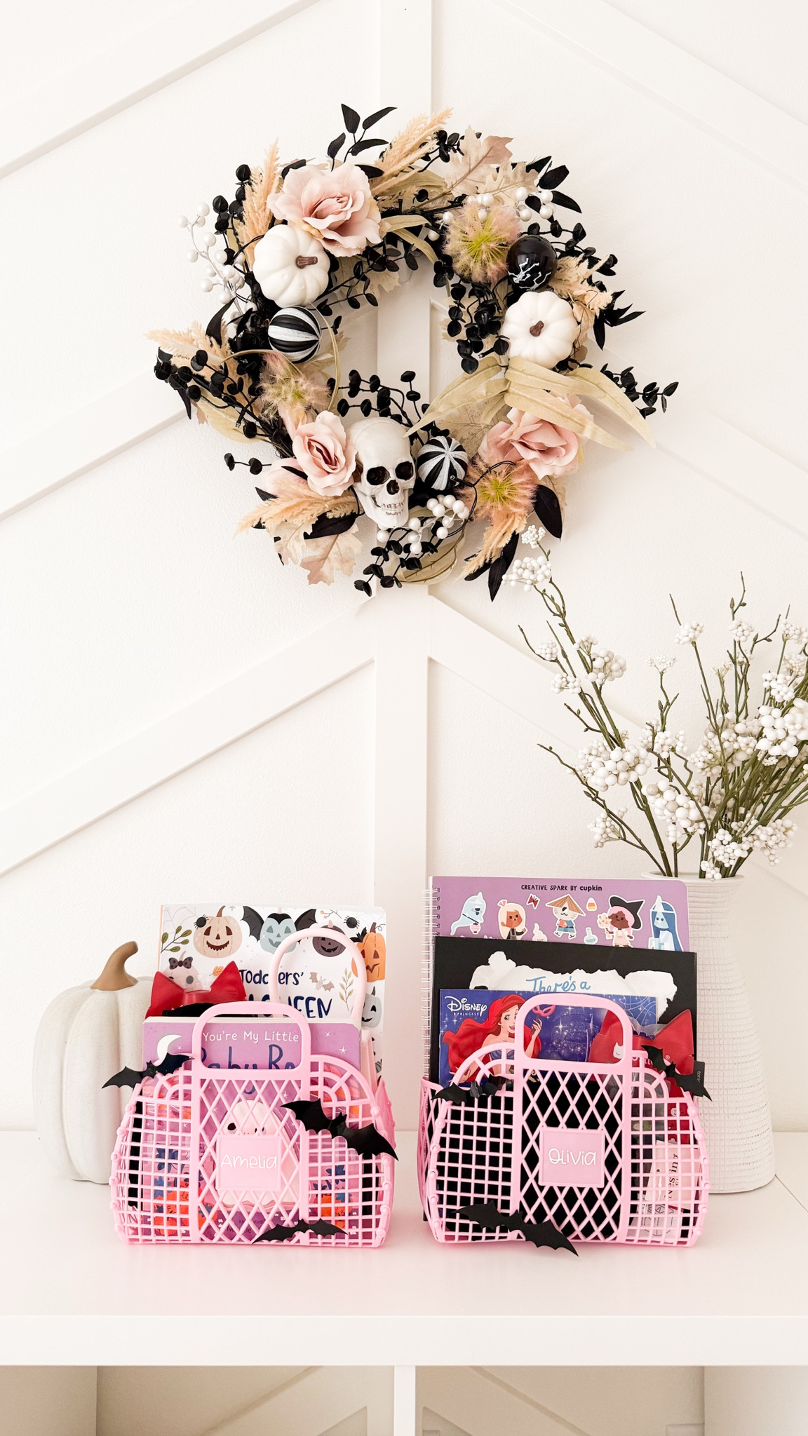 HALLOWEEN BOO BASKETS FOR KIDS! 

Halloween boo baskets for toddler and preschooler, pink jelly bags, coloring books, Halloween books, black pajamas, Halloween Tonies characters#LTKHoliday

#LTKHome #LTKKids #LTKHalloween