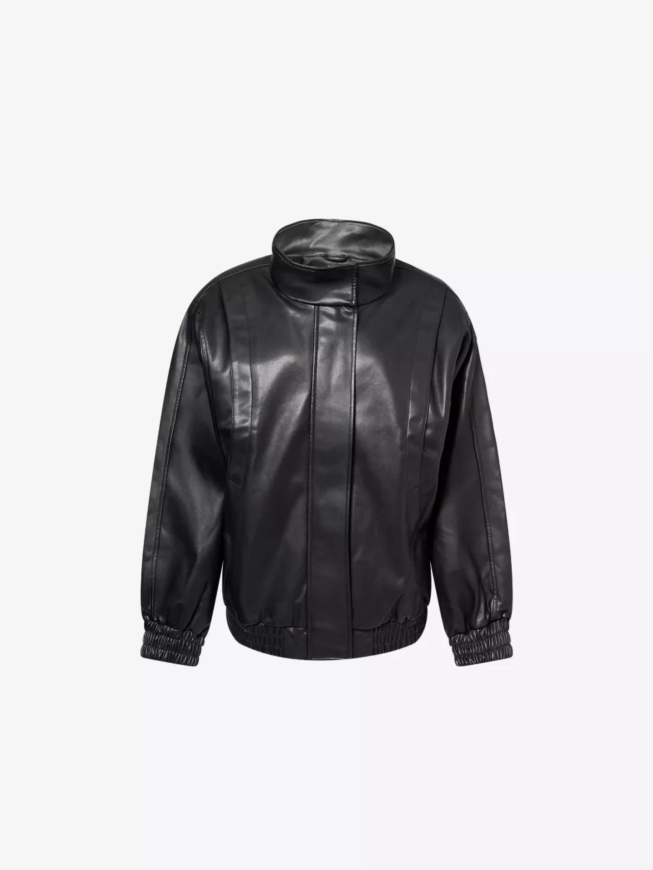 Brooklyn Leather-Blend Jacket | Selfridges