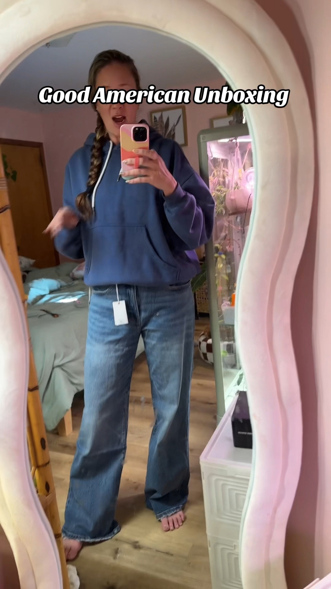 Tall girl approved wide leg jeans from good American! Size down! 

#LTKHoliday #LTKSaleAlert #LTKOver40