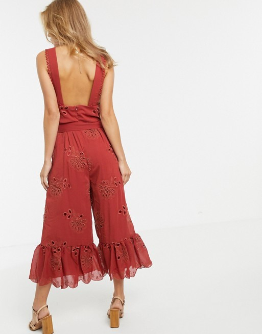 Stevie May – Gracia – Jumpsuit mit Rüschensaum | ASOS DE