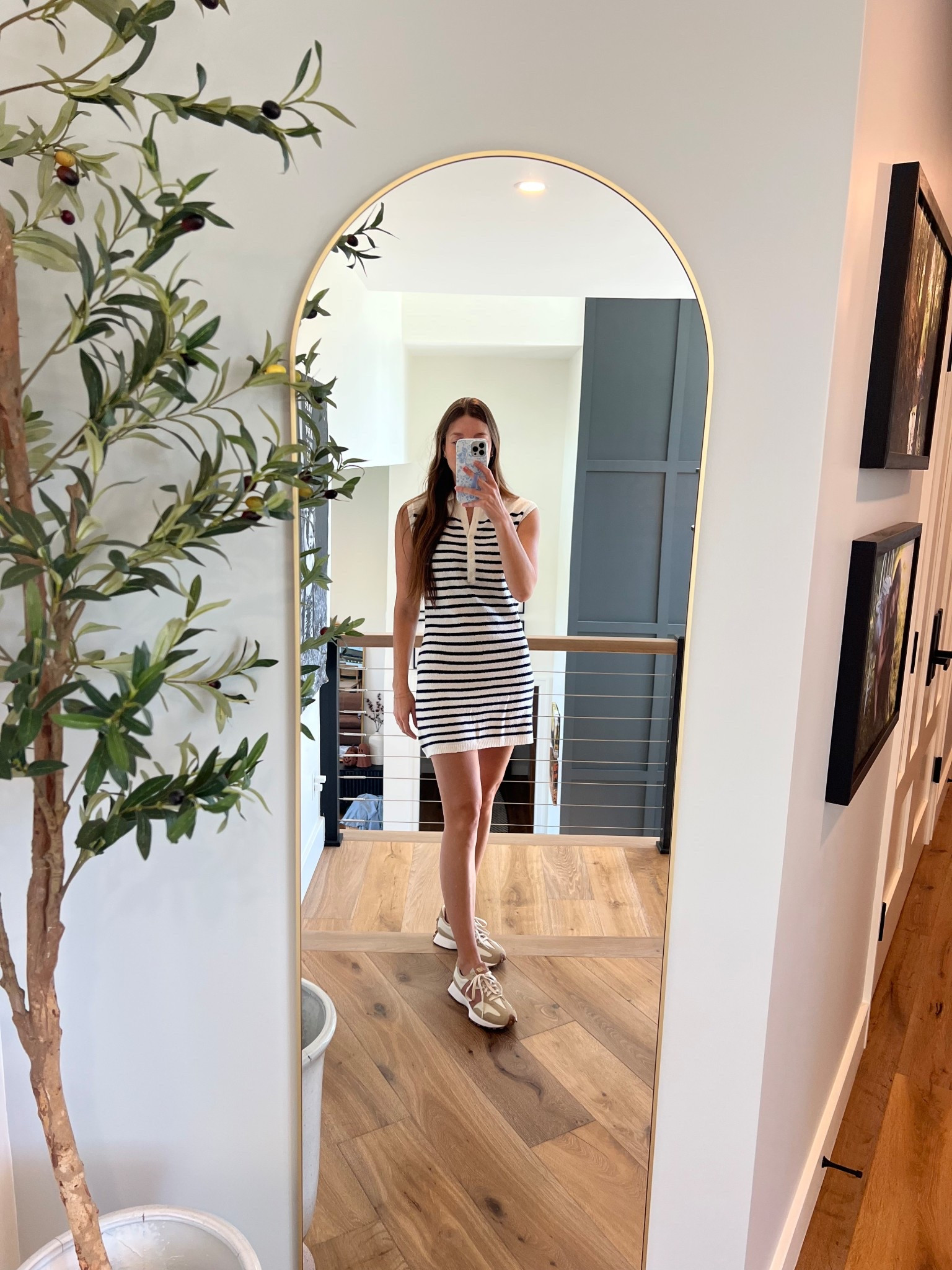 Target striped navy sweater dress. Size xs. Also in brown. 

#LTKFindsUnder50 #LTKSeasonal #LTKShoeCrush