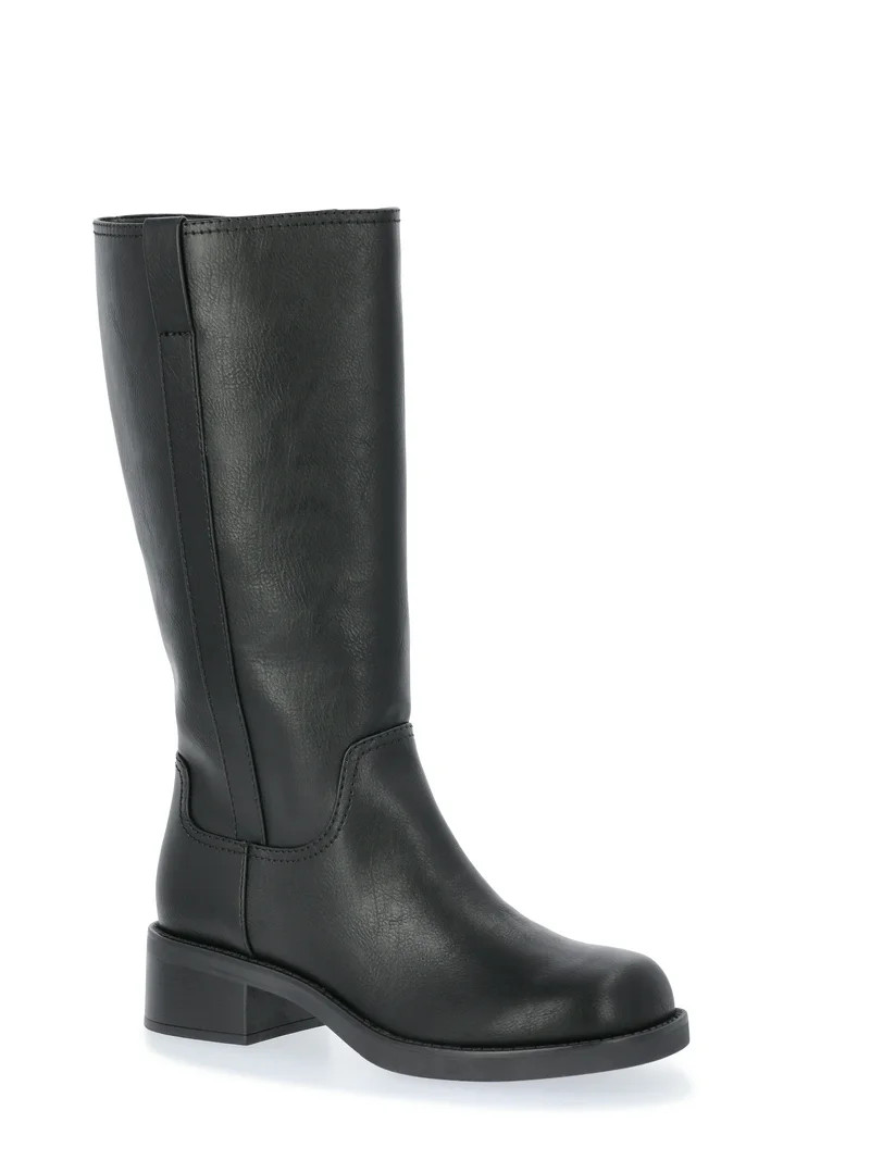 No Boundaries Women's Tall Riding Boot, Wide Width Available | Walmart (US)