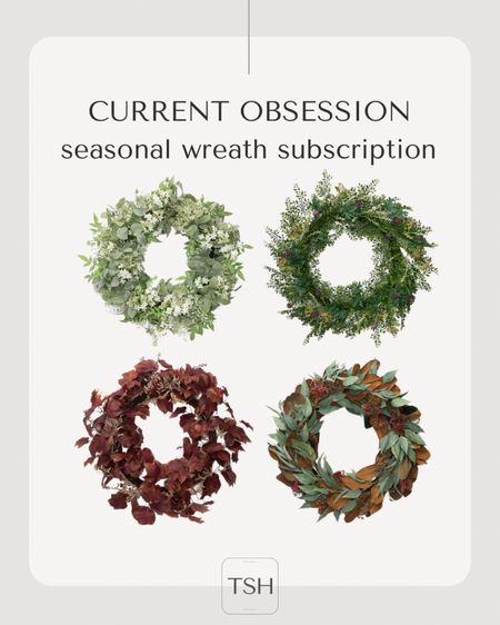 Ok I LOVE this!  How fun to have a new wreath shipped to you each season!  Also a fabulous gift idea  

#LTKhome #LTKSeasonal #LTKstyletip