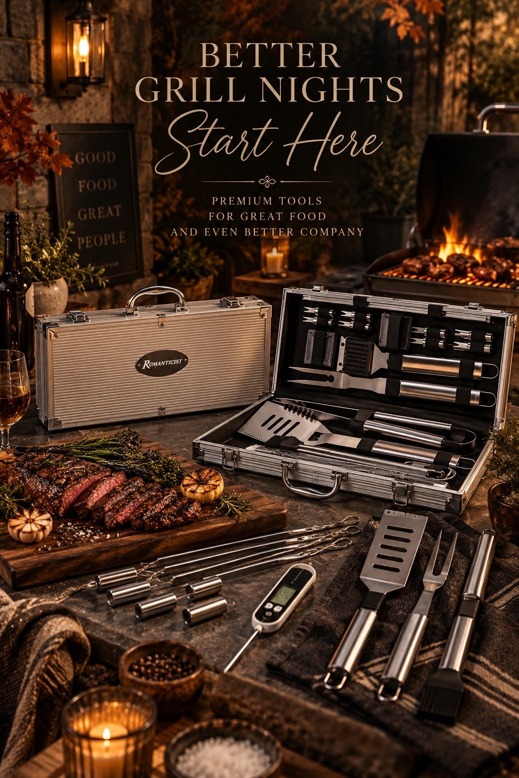 Better grill nights start with having the right tools. 🔥🥩 A complete grilling set keeps everything you need in one place—from prep to perfect doneness—and makes backyard dinners feel a little more put together.

One of those Amazon finds that’s practical enough to use all season and nice enough to gift to the person who takes the grill very seriously. 🤎

#AmazonFinds #AmazonMustHaves #GrillingEssentials #GrillTools #BBQTools #GrillingSeason #OutdoorEntertaining #BackyardBBQ #AmazonHome #GiftIdeasForHim #HostEssentials #FallEntertaining #ElevatedLiving #CallsignDesign
