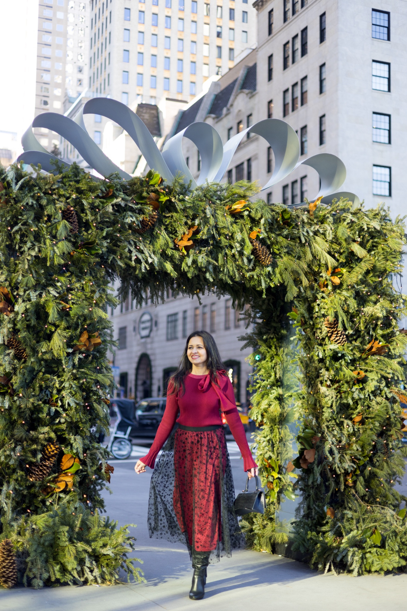 Christmas outfit 
Bow top 
Holiday outfit 
Holiday style 
Holiday photo shoot 
Office holiday party 


#LTKHoliday #LTKsalealert #LTKfindsunder100