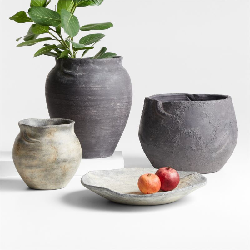 Rue Handmade Round Ceramics by Jake Arnold | Crate & Barrel | Crate & Barrel