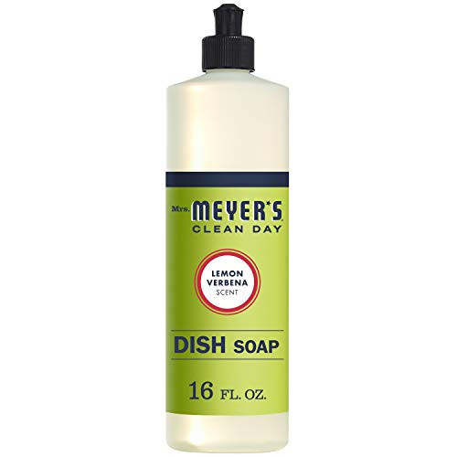 Mrs. MEYER'S Clean Day Liquid Dish Soap, Cruelty Free and Non-Toxic, Lemon Verbena Scent, 16 oz- Pack of 6 | Amazon (US)
