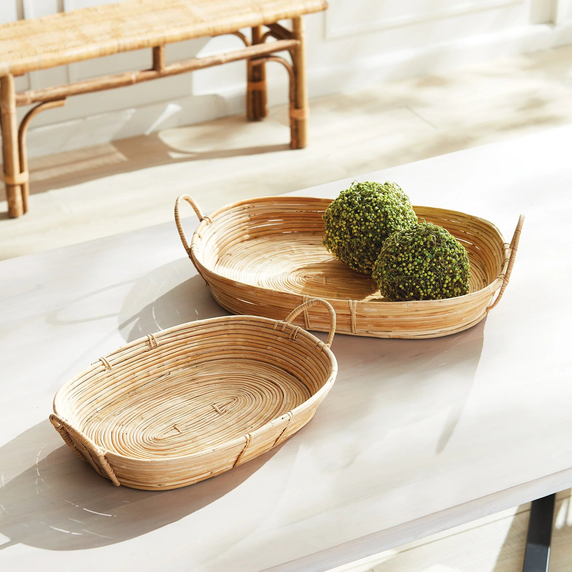 Luca Trays with Handles Set of 2 | Gorgeous Living