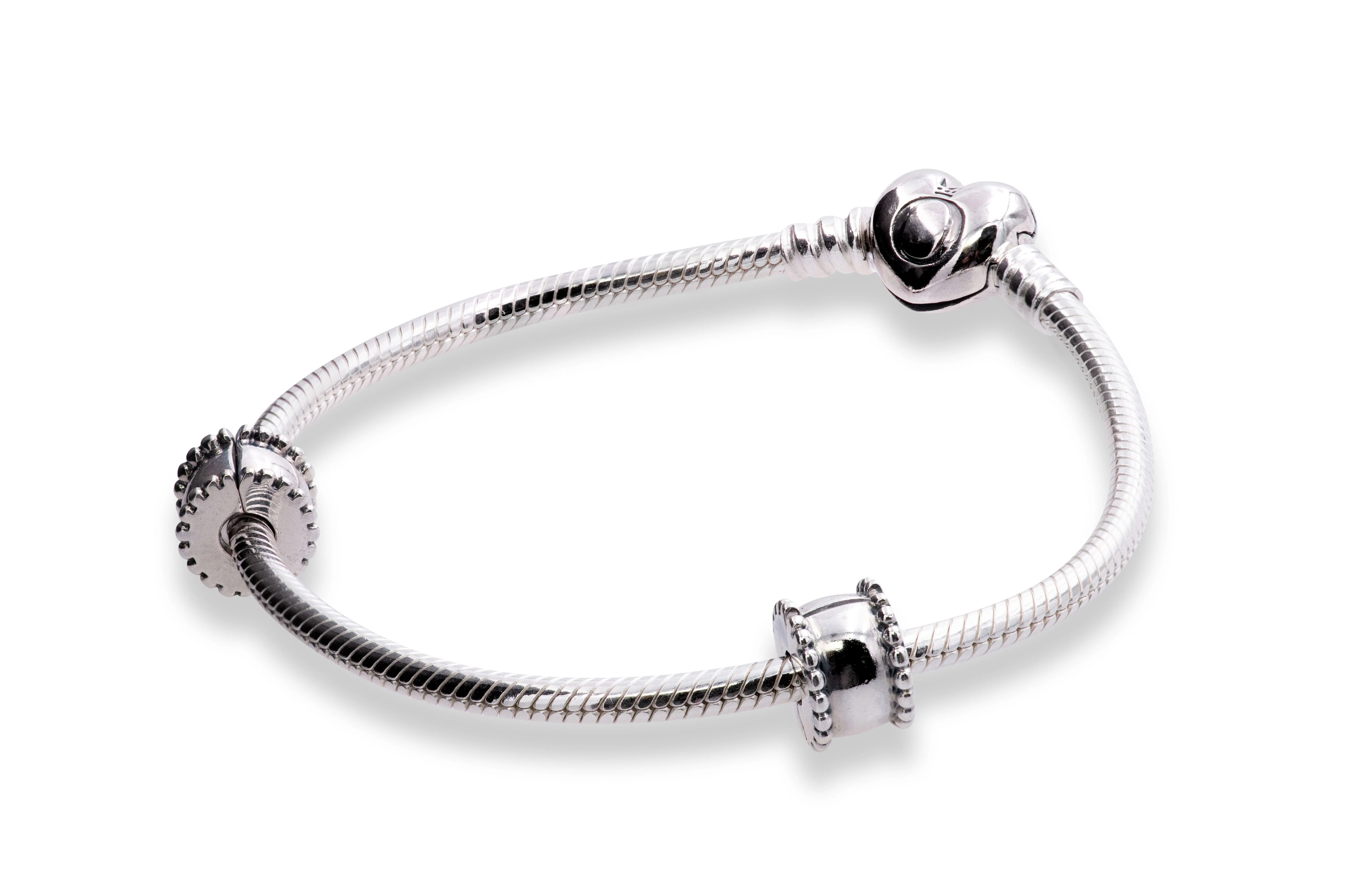 Pandora Women Iconic Heart Bracelet Set with 2 Clips & 1 Charm Jewelry | Shop Simon