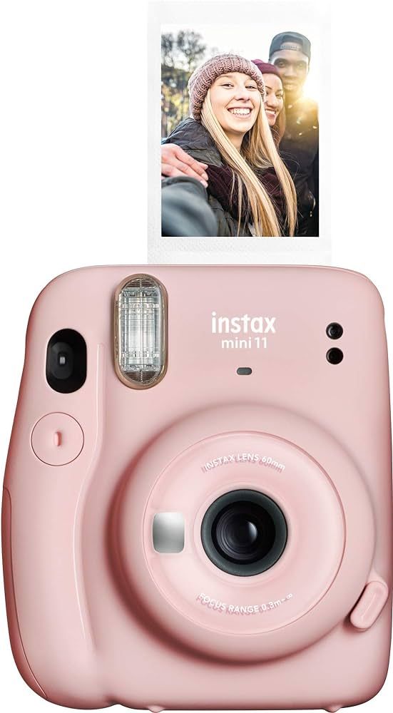 Fujifilm Instax Mini 11 Instant Camera - Blush Pink 4.8" x 4.2" x 2.6" | Amazon (US)