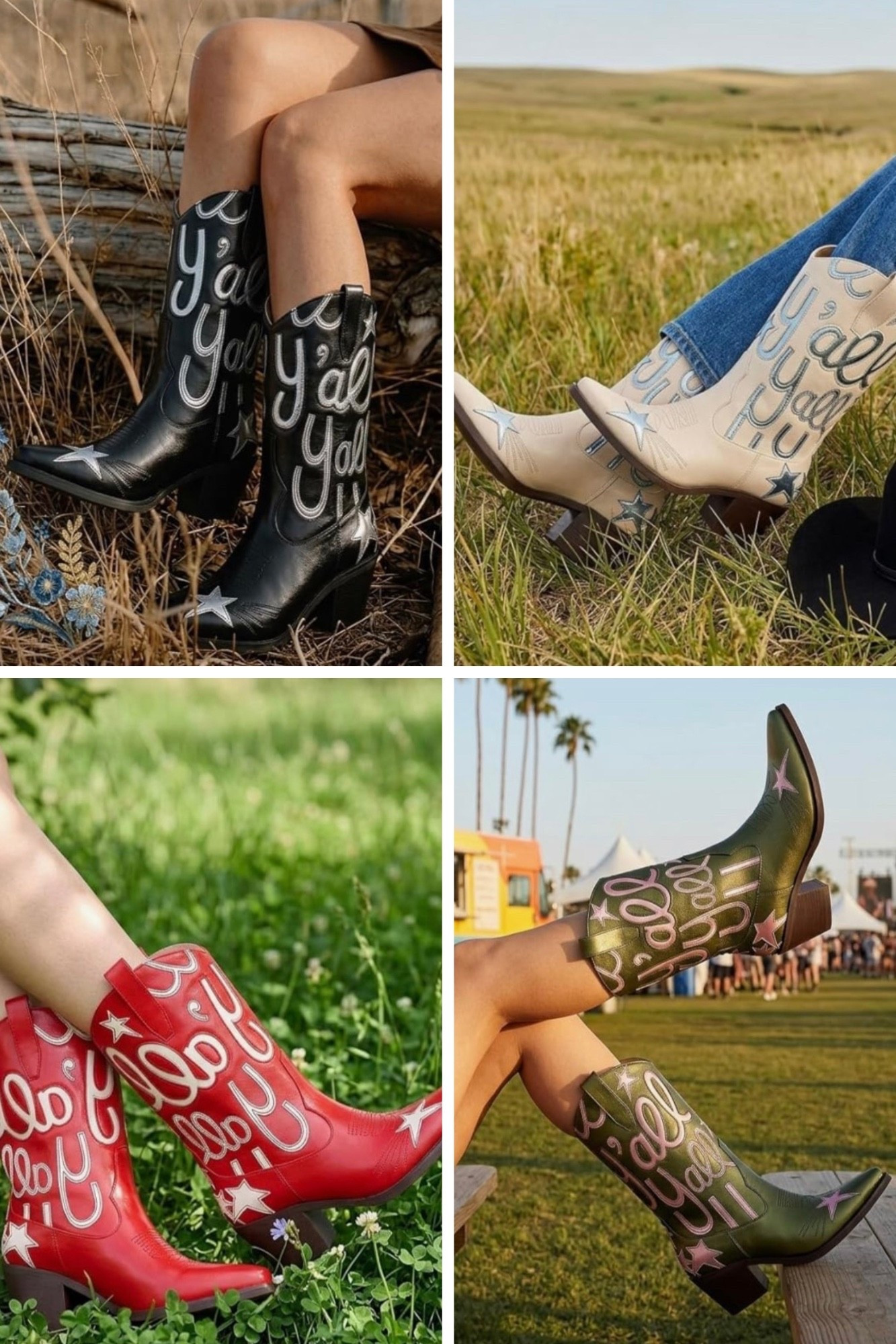 Amazon cowboy boots! I got the black pair for stagecoach! #malfit #outfitideas #whatiwore #ootd #outfitinspo #style #amazon #amazonfinds #cowboy #cowboyboots #stagecoach #festival

#LTKootd #LTKgrwm #LTKFestival