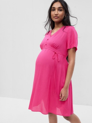 Maternity Tie-Waist Dress | Gap (US)