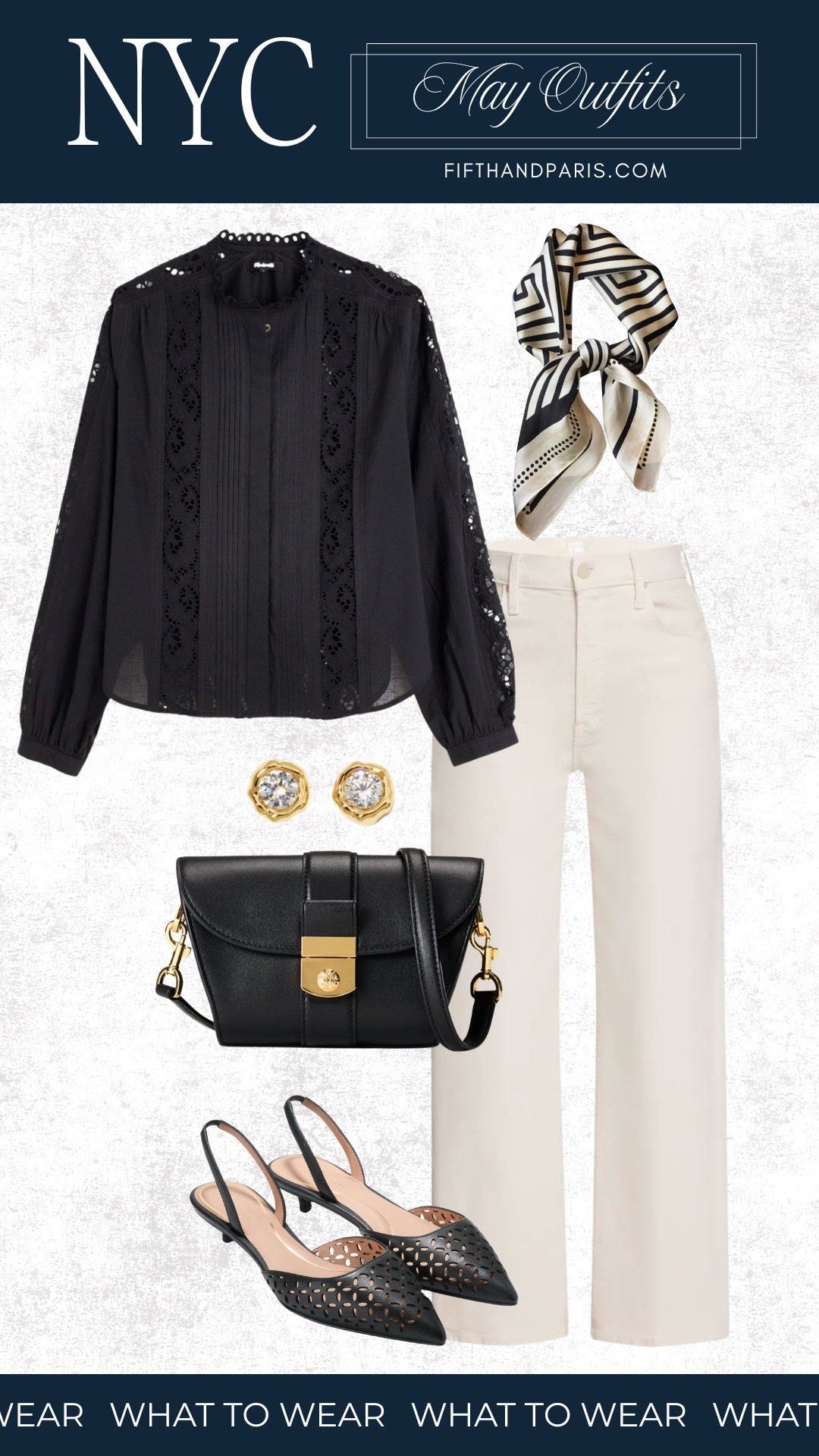 What to Wear in NYC. 

A chic pair of white or cream denim will give your look a bit of an update.  

#LTKOver40 #LTKSeasonal #LTKStyleTip