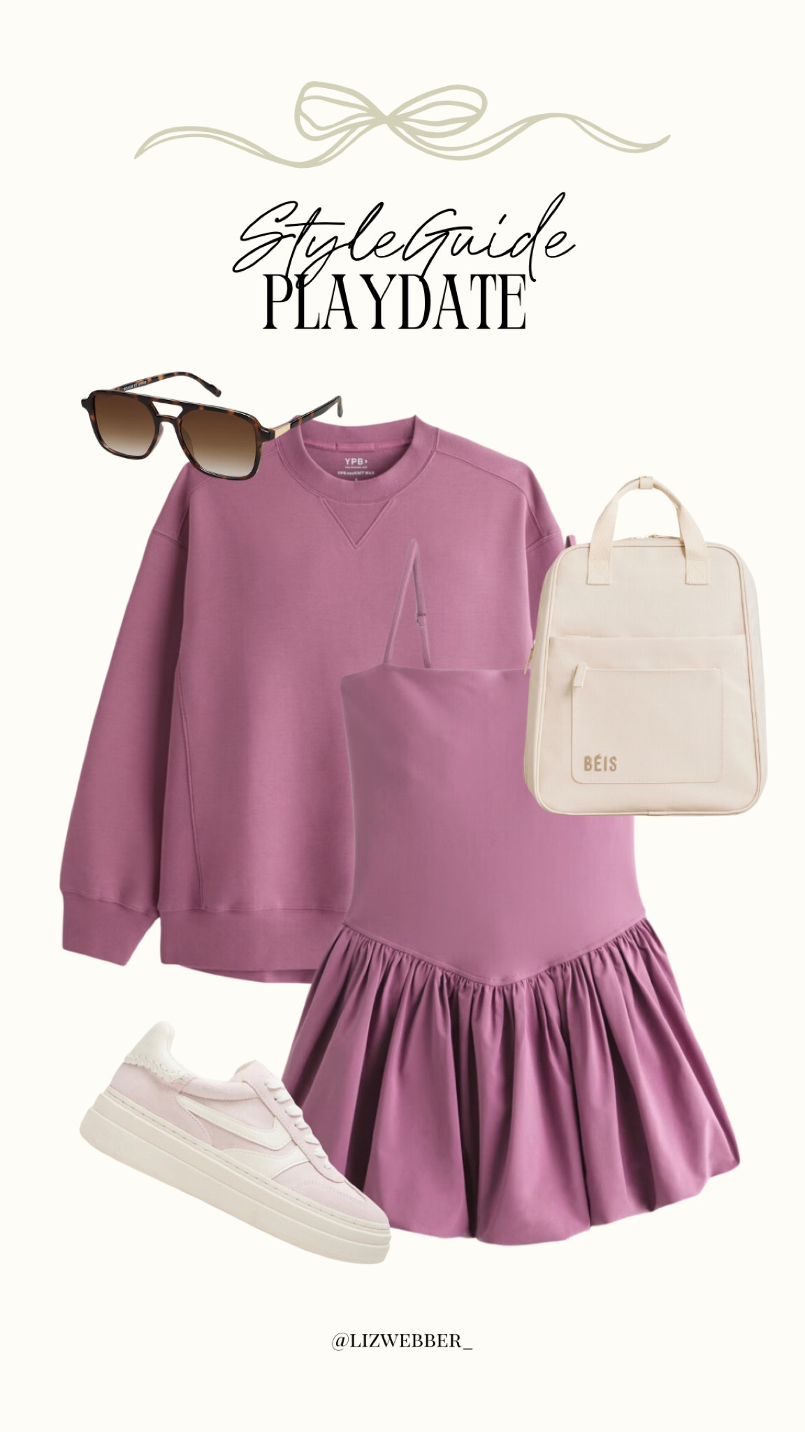 Play date, style guide, pink, purple, beis bag, lunch box, sunglasses, sneakers

#LTKU #LTKWatchNow #LTKSeasonal