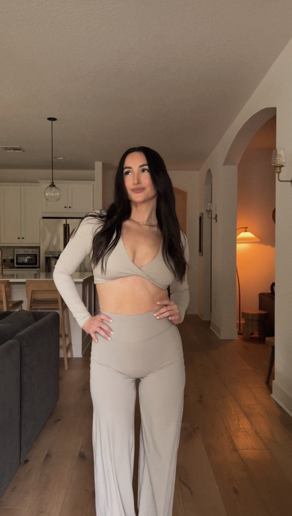 Beige workout set for the gym girls 

#LTKActive #LTKfitnessgoals #LTKootd