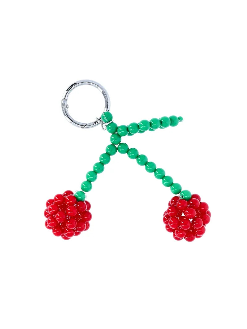No Boundaries Women's Hands Free Bag Charm, Beaded Cherries - Walmart.com | Walmart (US)