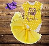 LSU TIGERS Tutu-Personalized Baby Tutu-LSU Baby Girl Outfit | Amazon (US)