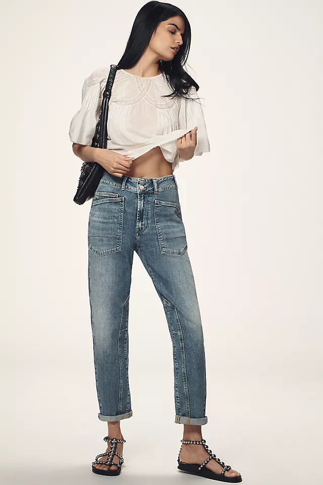 Wanderer Mid Rise Relaxed Jeans | Anthropologie (US)