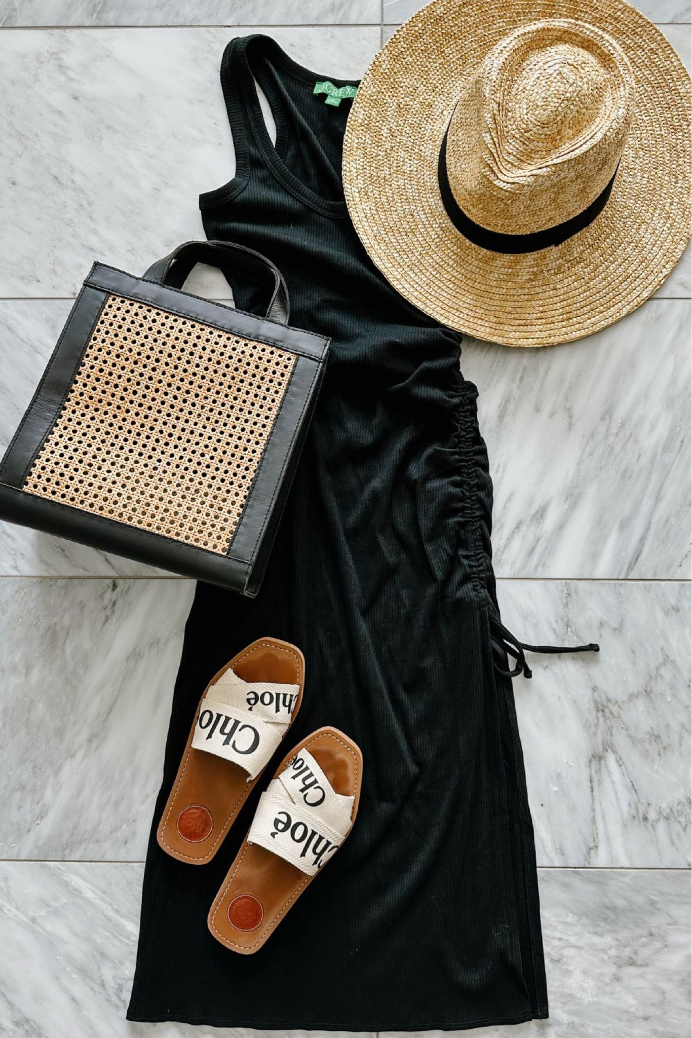 This ruched midi dress is a new find and it’s currently on sale! It’s perfect for a day at the beach over your swimsuit or on its own for a lunch on the patio. I have it in small.

#LTKstyletip #LTKtravel #LTKSale
