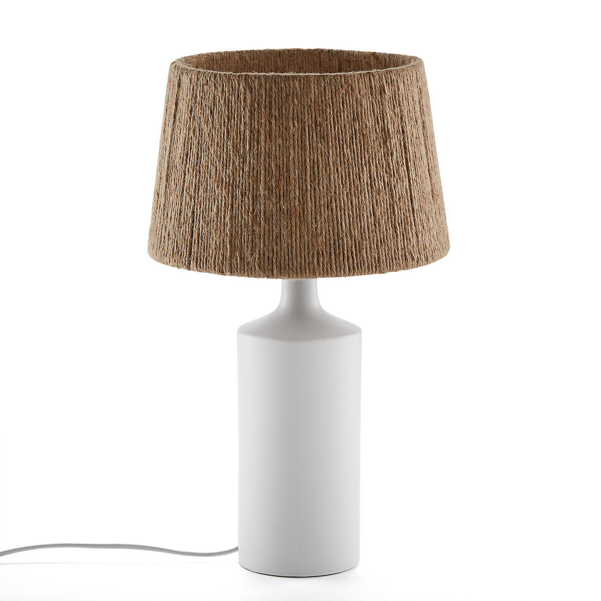 Yoru Ceramic and Hemp Table Lamp | La Redoute (UK)