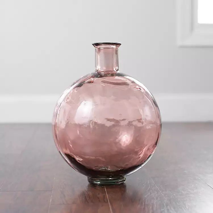 New! Mauve Rotund Glass Vase | Kirkland's Home