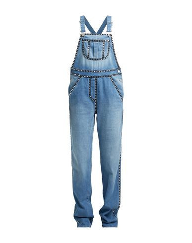 Moschino Woman Overalls Blue Size 4 Cotton, Elastane | YOOX (US)