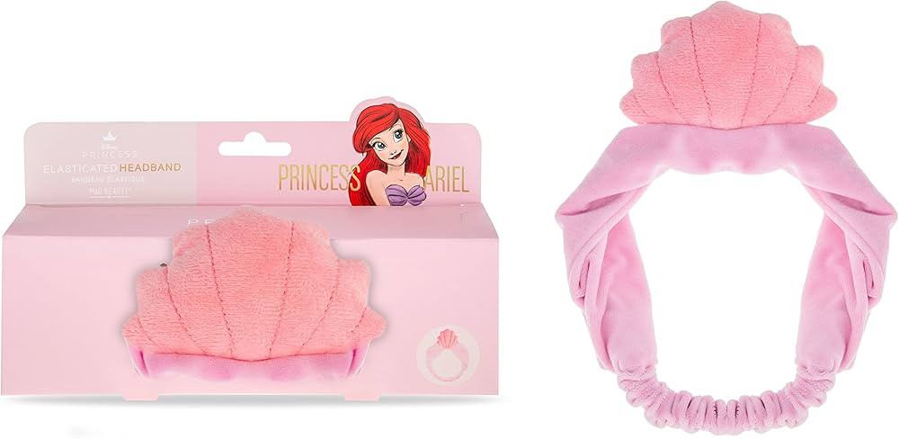 MAD Beauty Disney Pure Princess Ariel Make-Up Headband, Keeps Hair Neatly Tucked Away Out of Face... | Amazon (US)